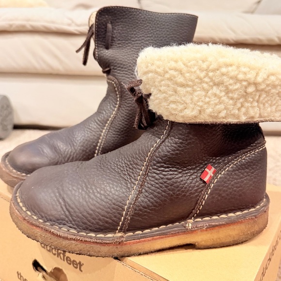 Duckfeet Arhus Chocolate Leather Boots EU 38 - Picture 4 of 9